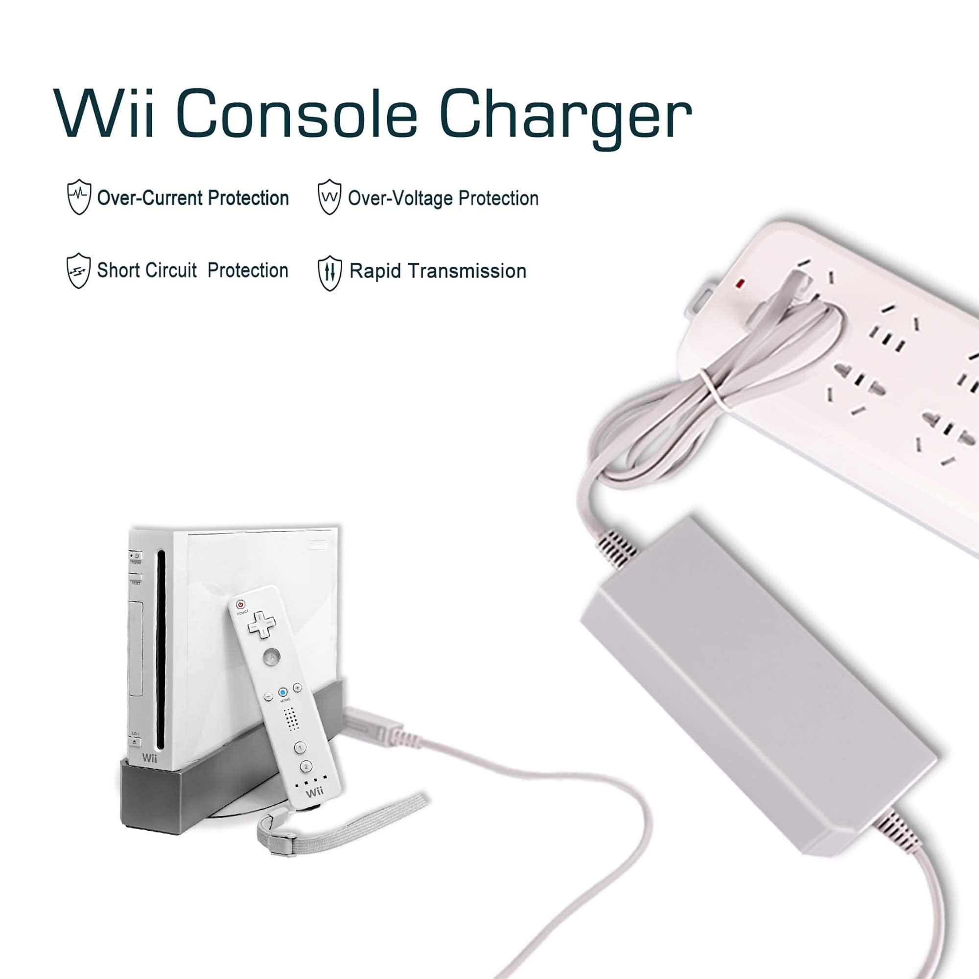 Original Nintendo Wii AC Power Adapter - Replacement Charger Cord for Wii Console - Perfect for Gaming, Streaming & Home Entertainment