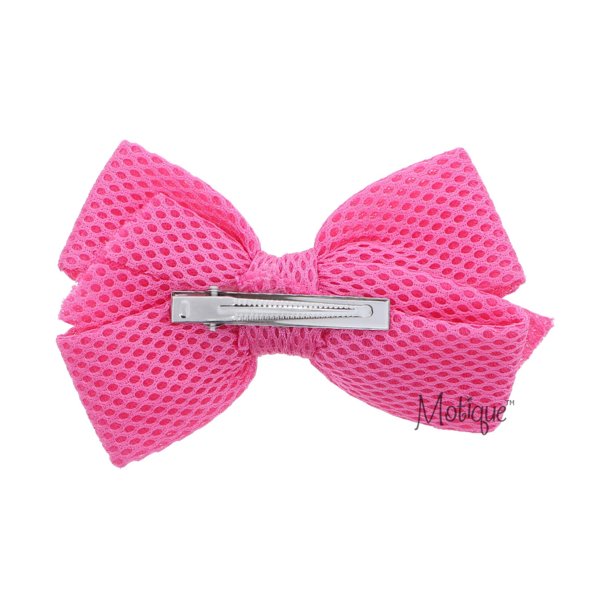 Babies' Fun Scuba Hair Bow Small - Hot Pink for Girls, Toddler Outfits, Baby Shower Gifts & Photo Props
