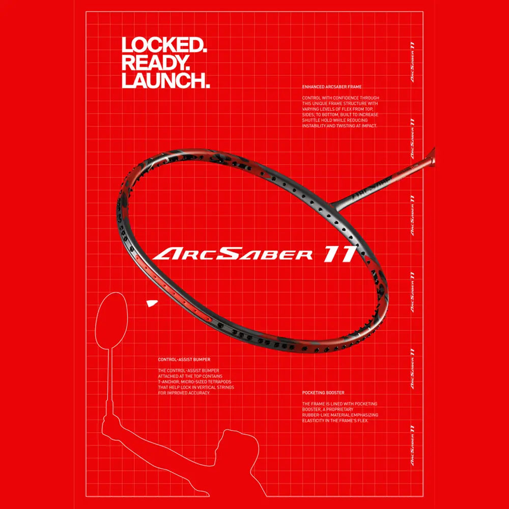 Yonex Arcsaber 11 Tour Badminton Racket - Grayish Pearl | Professional Grade Carbon Graphite Shaft | Pre-Order Now for Fast Delivery | Perfect for Competitive Tournaments & Training Sessions