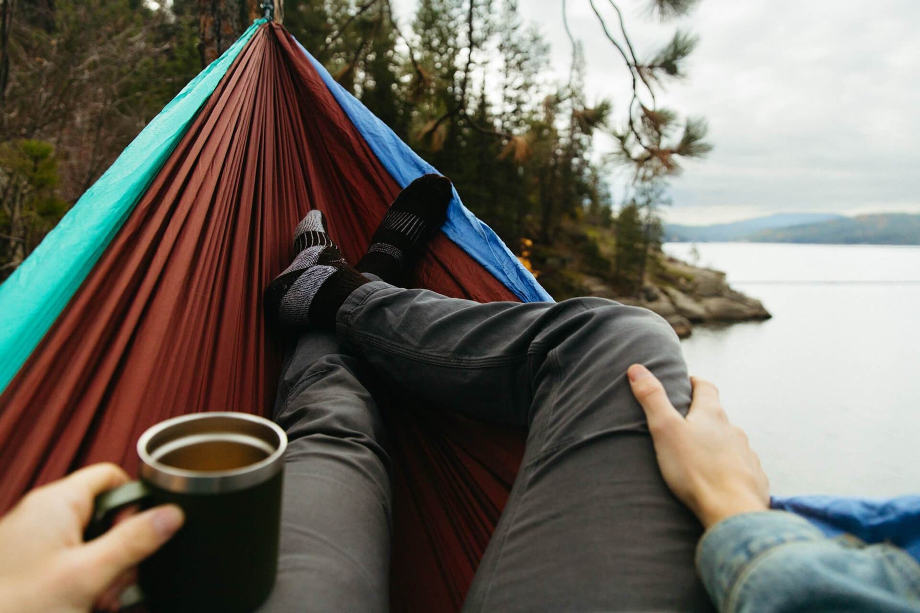 Eno DoubleNest Hammock - Portable & Lightweight for Camping, Backpacking & Outdoor Relaxation | Perfect for Backyards, Beaches & Travel