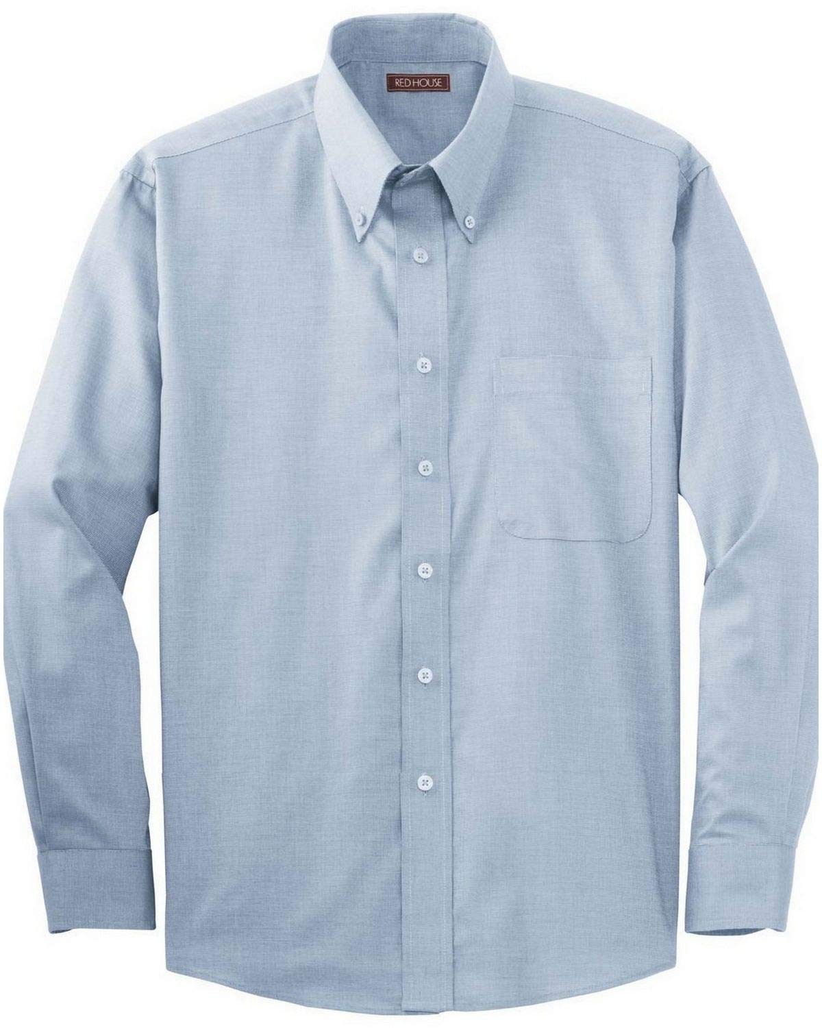 Red House Men's Nailhead Non-Iron Button Down Dress Shirt | Wrinkle-Free Business Casual Shirt for Office, Wedding & Formal Occasions
