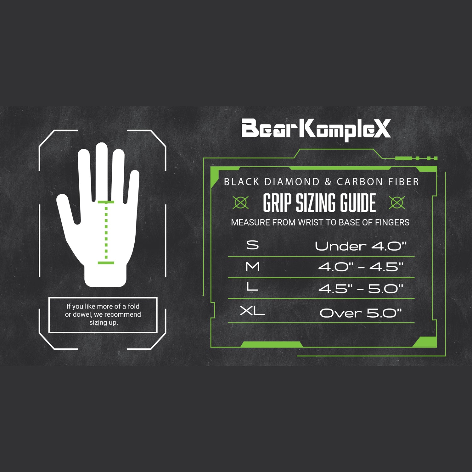 Bear KompleX 3 Hole Black Diamond Grips - Premium Weightlifting Grips for CrossFit, Powerlifting & Gym Training - Enhance Grip Strength & Protect Hands During Workouts