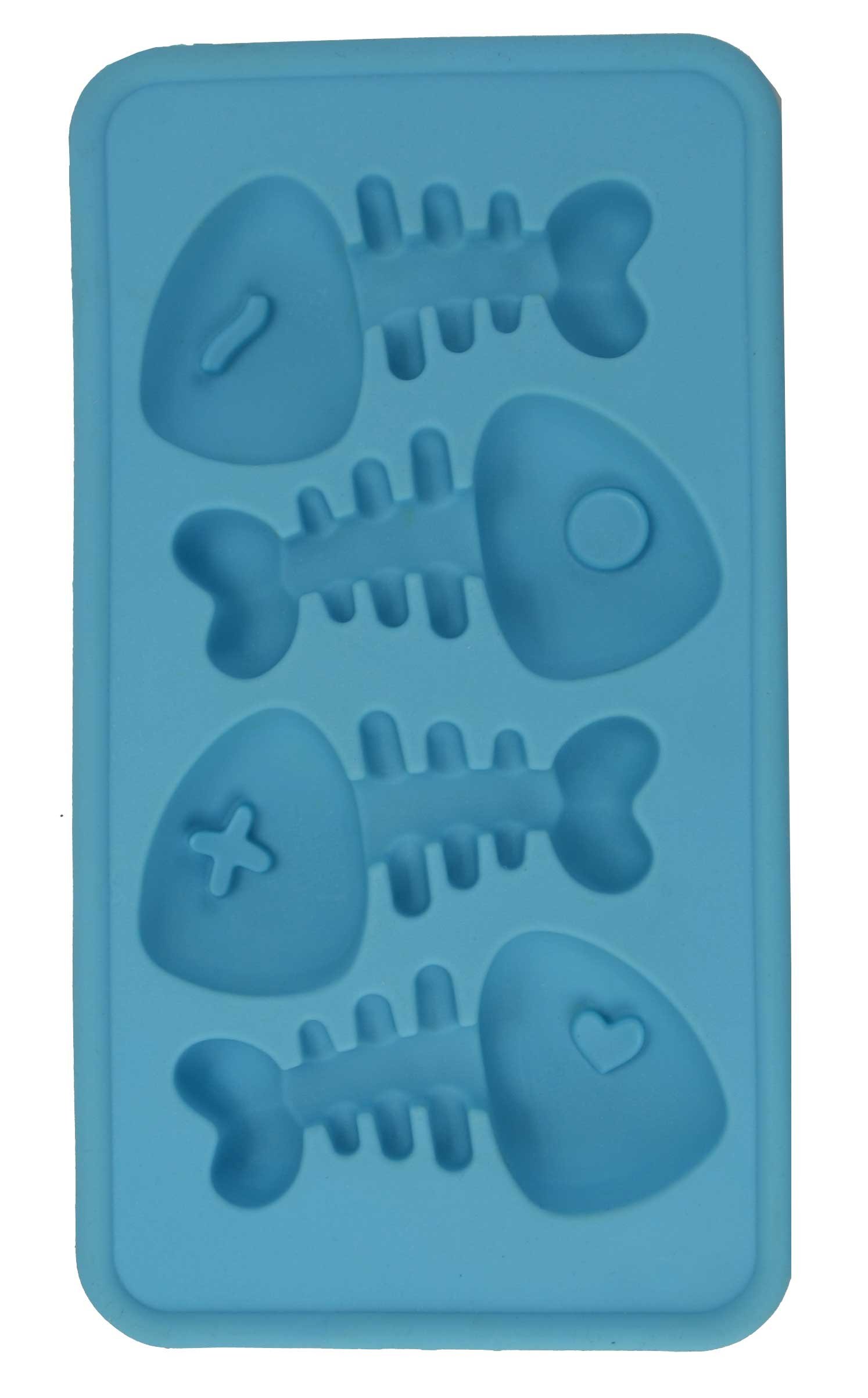 Blue Silicone Chocolate Lollipop Mold - DIY Ice Candy Maker for Homemade Treats, Birthday Parties & Baking Decorations