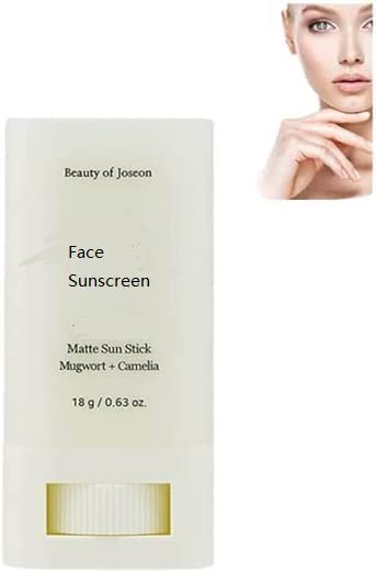 Beauty of Josaon Matte Sun Stick with Mugwort & Camellia - SPF50 Organic Sunscreen for All Skin Types | Hydrating Sun Cream & Glow Deep Serum for Daily UV Protection & Skincare