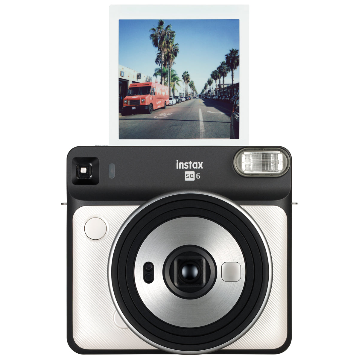 Fujifilm INSTAX Square SQ6 Instant Camera - Pearl White | Instant Film Photography for Travel, Parties & Memories | Perfect Gift for Photographers & Beginners
