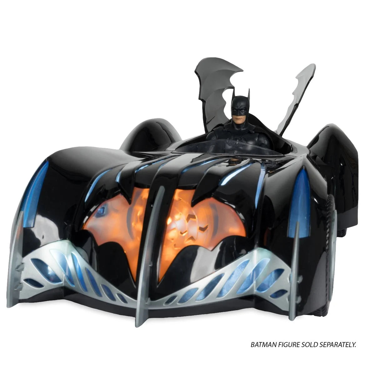 Batman & Robin DC Multiverse Batmobile with Lights & Sound - Collectible Action Figure Toy for Kids & Adults - Perfect for Play, Display & Superhero Fans