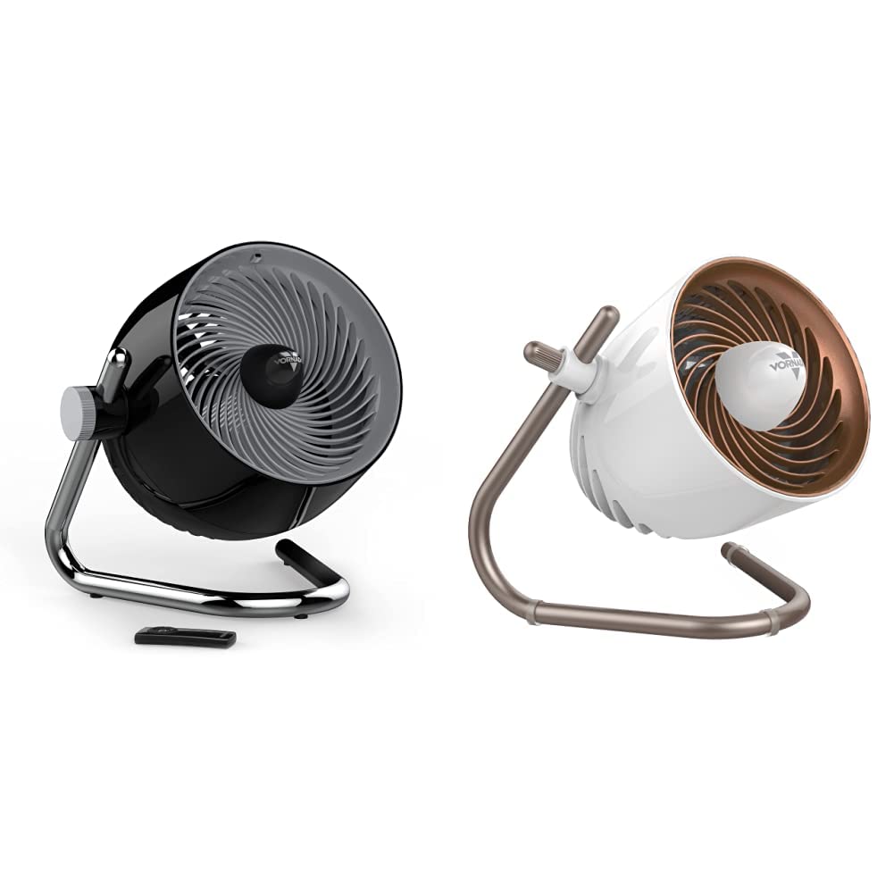 Vornado Pivot6 Whole Room Air Circulator Fan with Remote Control - Quiet Personal Cooling Fan for Home & Office - Copper Finish - Perfect for Bedroom, Living Room & Workspace