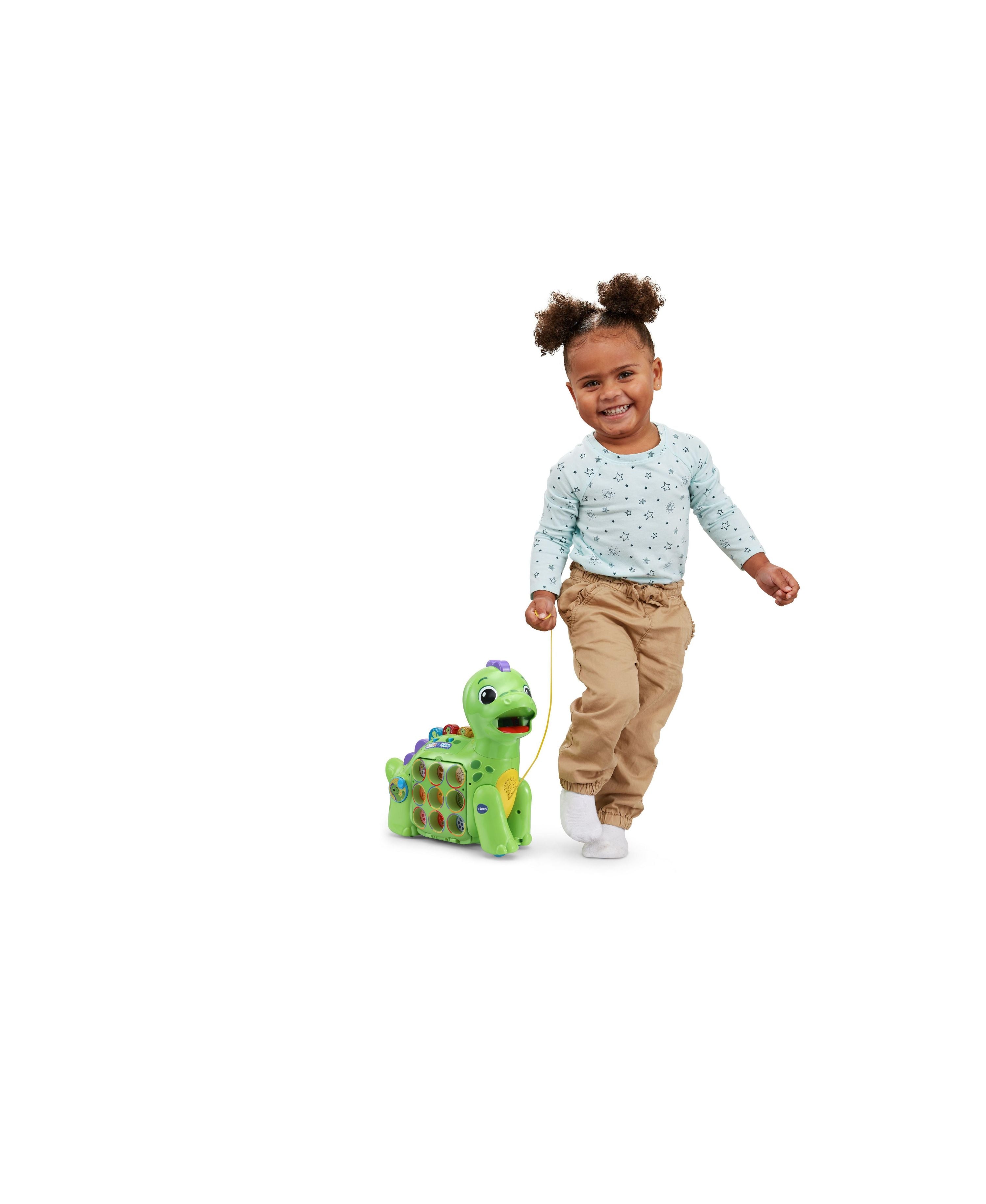 Chompers the Number Dino - Interactive Learning Toy for Kids | STEM Educational Counting Game | Green Dinosaur Math Toy for Preschool & Kindergarten Classroom Activities