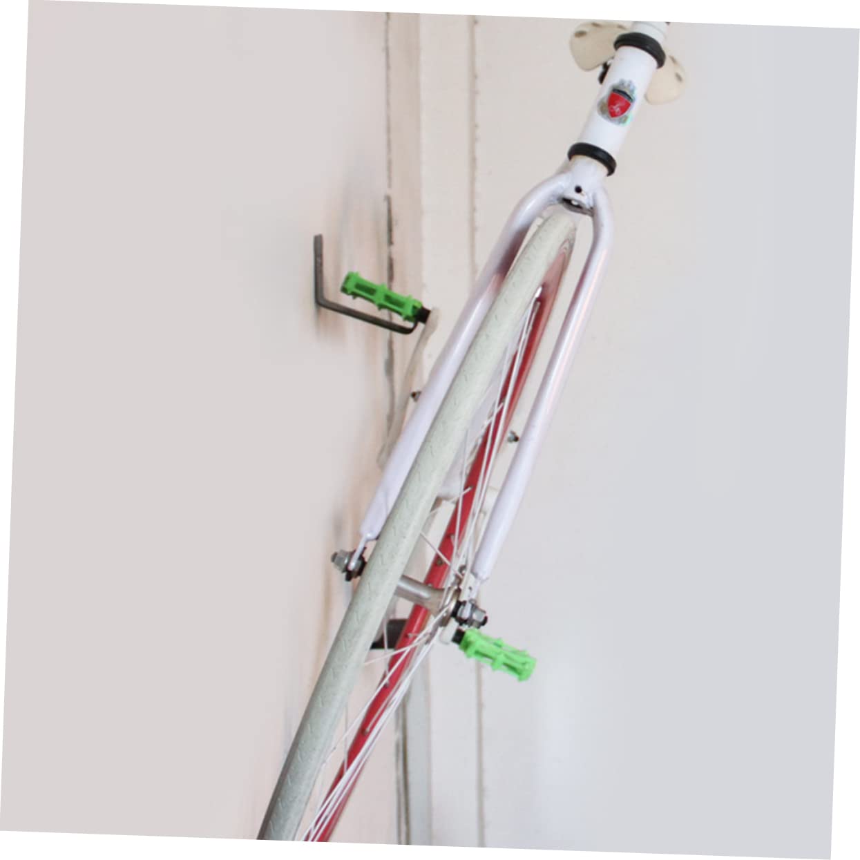 WESIEVYA 3-Piece Bike Carrier Rack - Heavy Duty Bicycle Hanging Mount & Storage Hanger - Easy Installation for Garage, Shed or Apartment Storage - Perfect for Mountain Bikes, Road Bikes & Kids Bikes