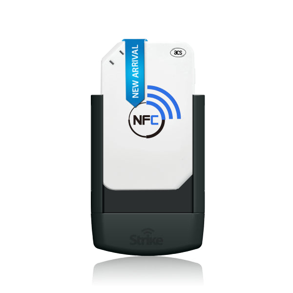 ACS ACR1255U J1 Secure Bluetooth NFC Reader with Car Cradle - Wireless Contactless Payment & Access Control for Smartphones, Tablets & POS Systems
