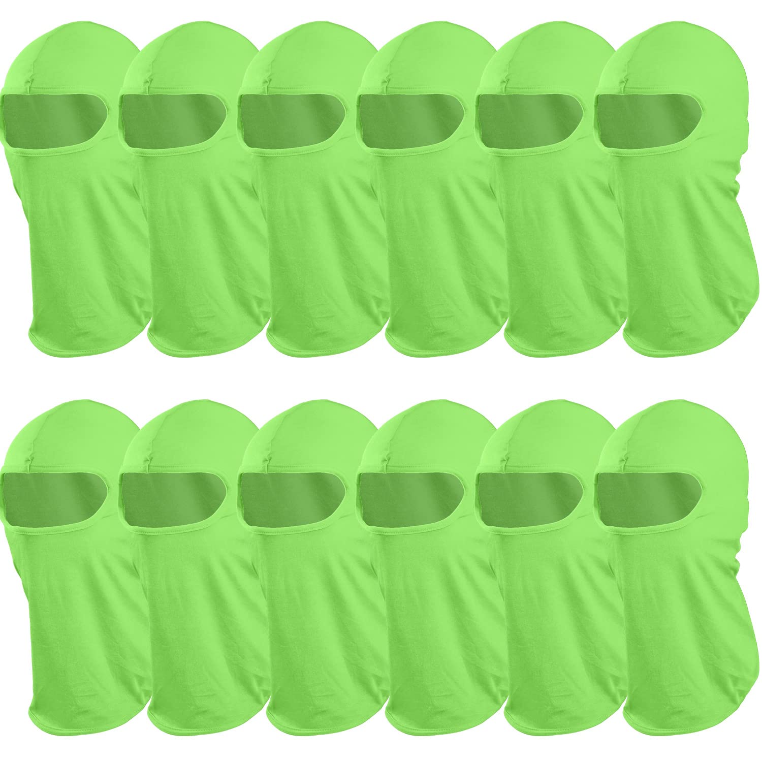 12 Pack Balaclava Face Mask - Full Coverage Ninja Mask for Motorcycle, Cycling, Skiing & Outdoor Sports - Cold Weather Protection & UV Sun Shield - Ideal for Winter Sports, Hiking & Tactical Activities