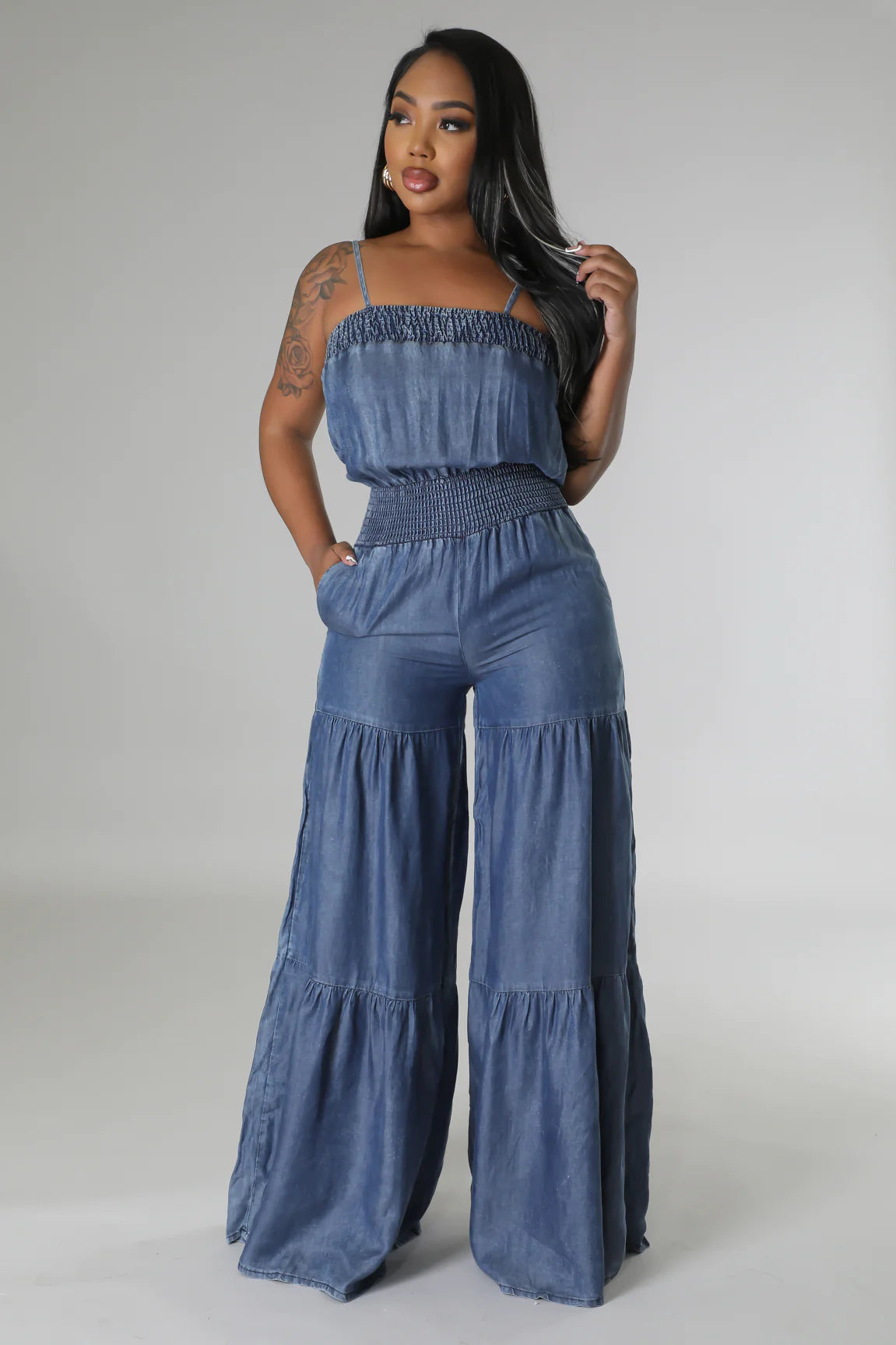 Mackenzie Women's Jumpsuit - Stylish One-Piece Romper with Pockets | Perfect for Casual Outings, Workwear & Summer Fashion