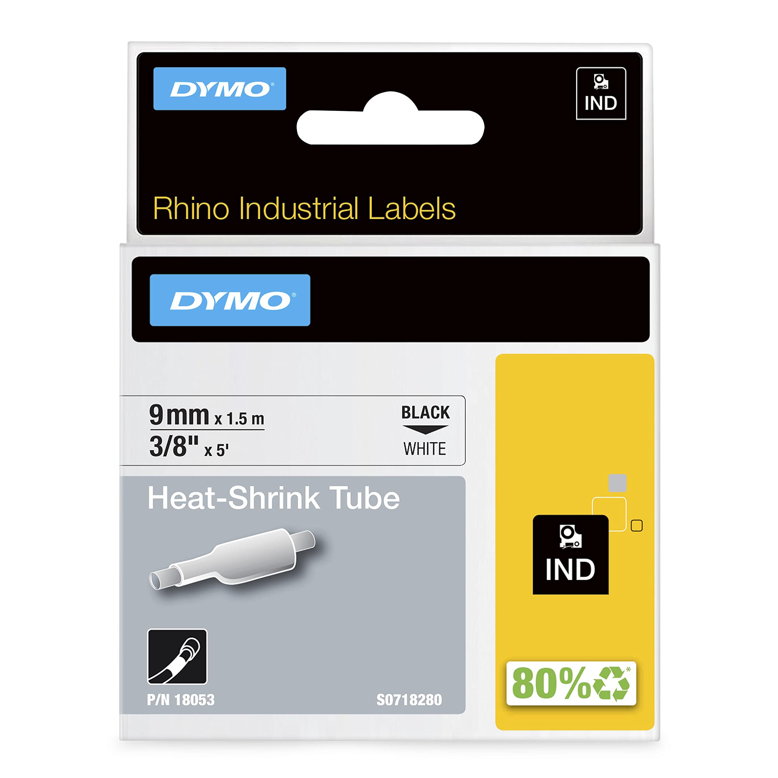 DYMO Rhino Industrial Heat-Shrink Labels - 3/8