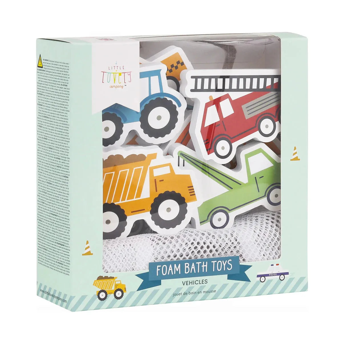 Best Foam Bath Toys for Kids - Fun Vehicle Set for Bathtime Play | Safe & Non-Toxic Bath Time Toys for Toddlers & Babies | Perfect for Sensory Play, Learning Colors & Imaginative Play