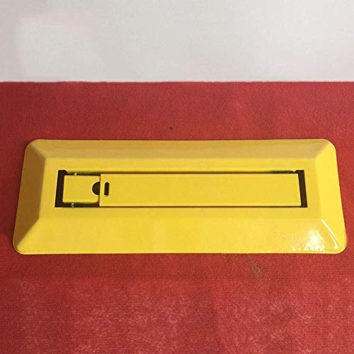 Manual Parking Lock & Road Barrier - Heavy Duty Movable Parking Stop Switch & Automatic Lane Bollard for Driveways, Garages & Commercial Lots | Deter Unauthorized Parking & Control Traffic Flow