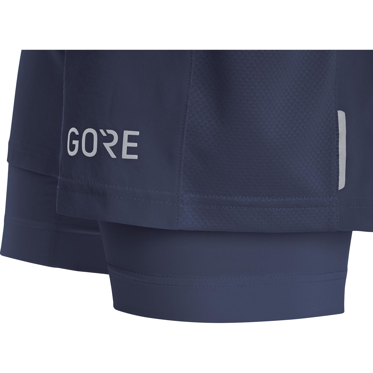 GORE WEAR Men's R5 2-in-1 Running Shorts with Liner - Lightweight, Breathable & Quick-Dry for Outdoor Workouts, Hiking & Gym Training