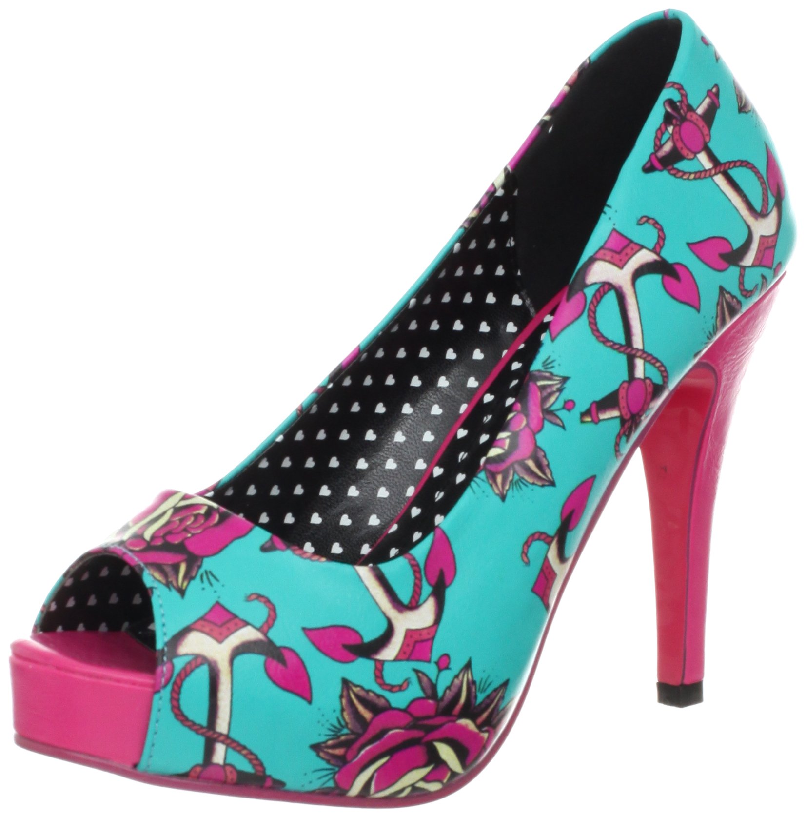 Iron Fist Women's Love Me Now Platform Pump - Stylish Chunky Heel Shoes for Parties, Dating & Night Out | Gothic Punk Fashion