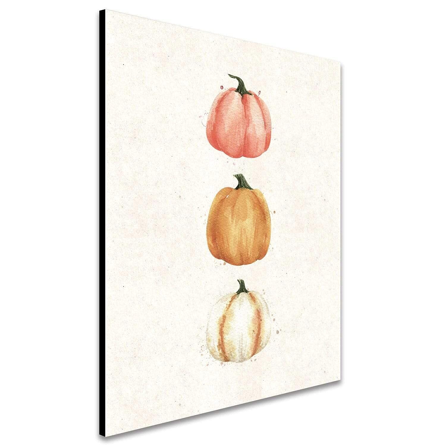 Fall & Autumn Pumpkin Wall Decor Art Set - 7 Piece Home Decor for Living Room, Bedroom, or Office - Seasonal Thanksgiving & Halloween Decoration