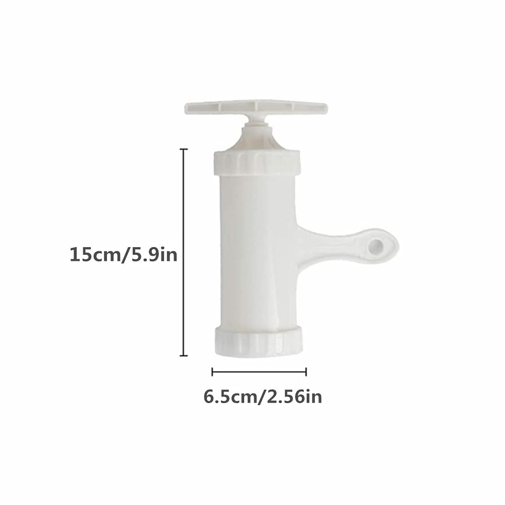 Hand Operated Sausage Stuffer with Pork & Mutton Intestine Funnels - Manual Meat Grinder & Salami Maker for Home Kitchen, BBQ, Camping & DIY Charcuterie