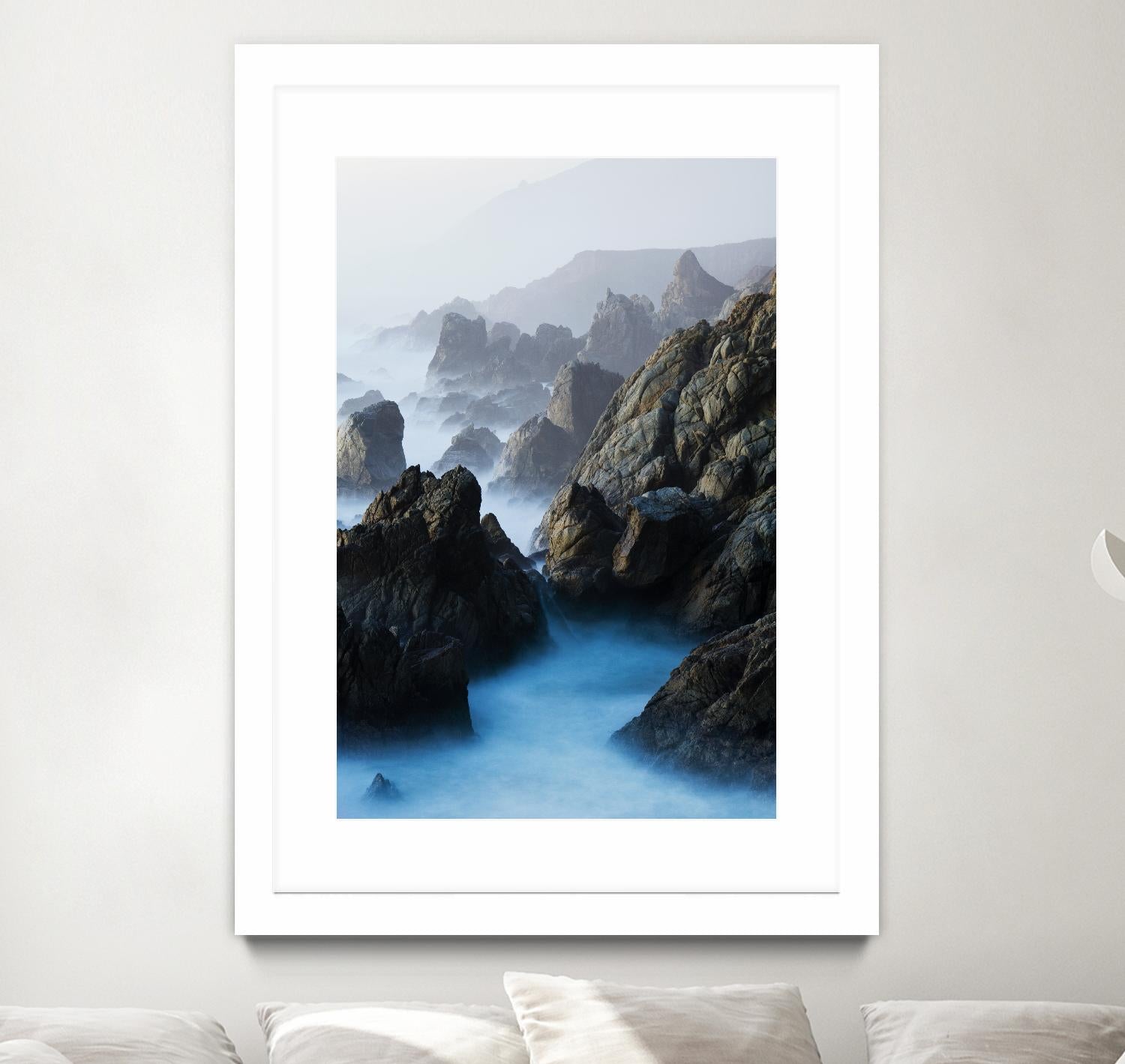 Big Sur Wave 6 - Premium Home Decor Wall Art for Coastal & Beach House Style - Perfect for Living Room, Bedroom or Office Wall Decor