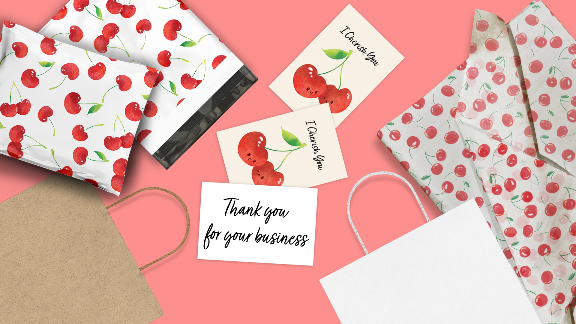 I Cherish You Business Greeting Cards - Elegant Thank You Cards for Clients & Customers - Perfect for Corporate Gifts, Appreciation Events & Client Retention