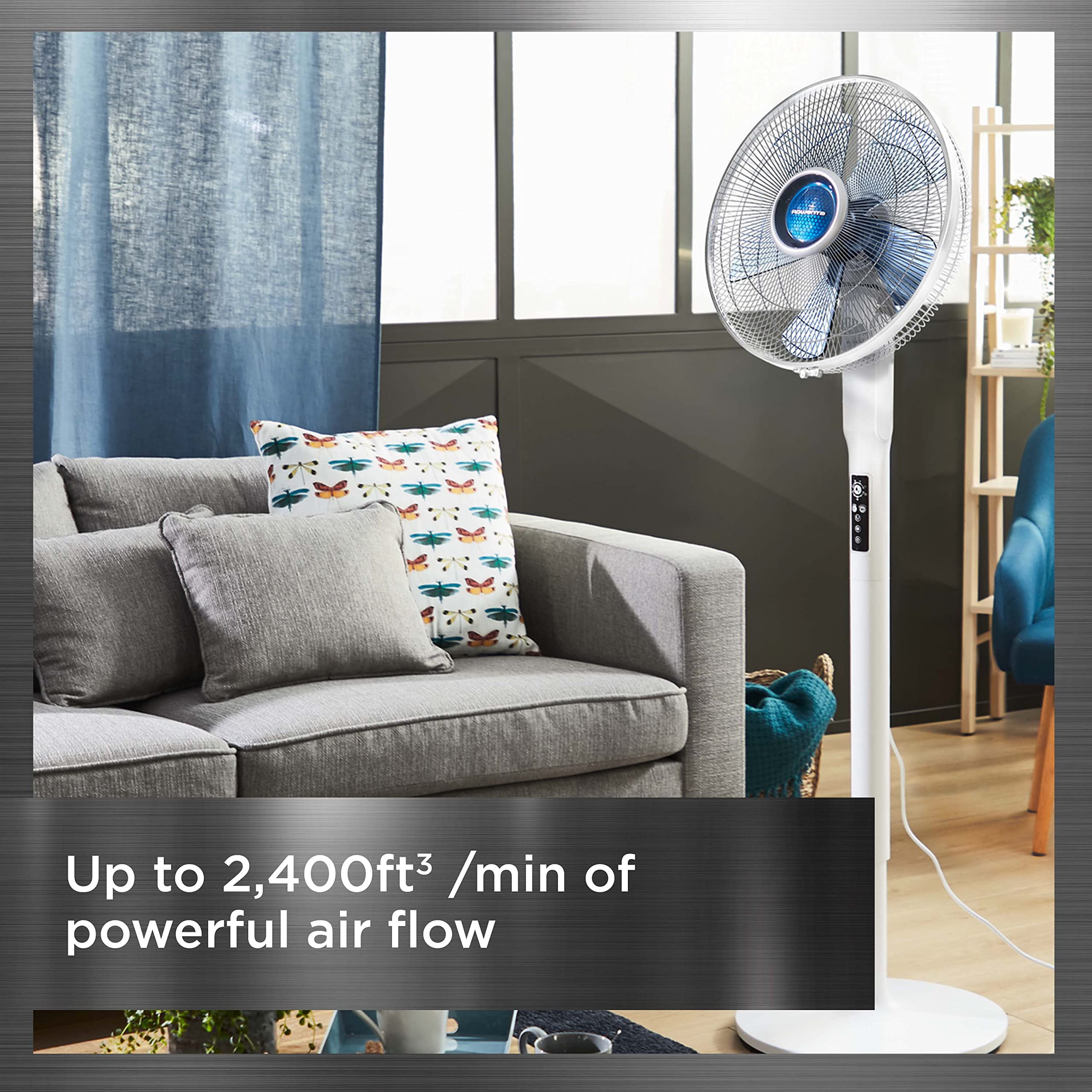 Rowenta Turbo Silence Extreme+ Stand Fan - Powerful 60