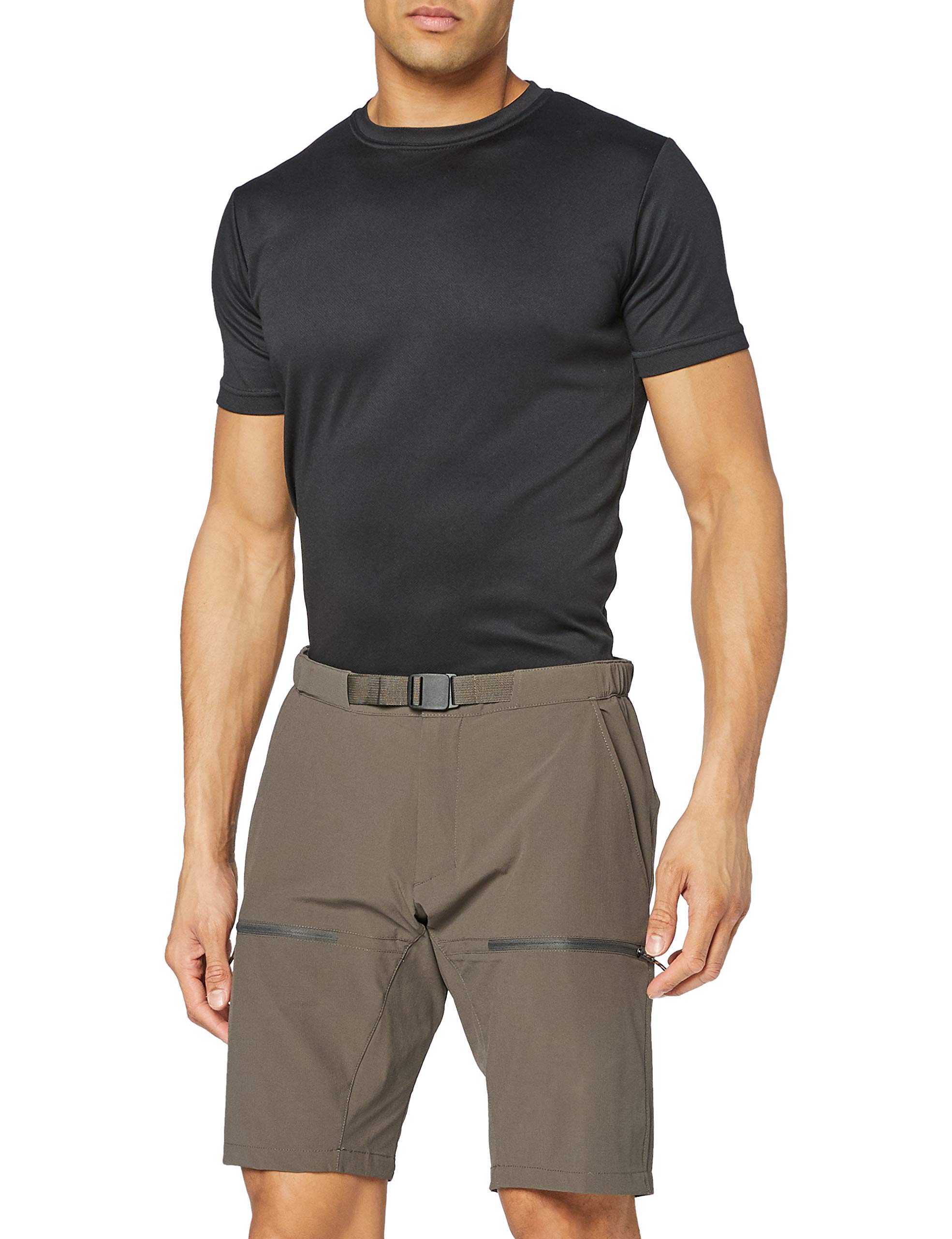 Fjallraven Men's High Coast Hike Shorts - Lightweight Quick-Dry Hiking Shorts for Outdoor Adventures, Mountain Grey - Perfect for Camping, Trekking & Summer Travel