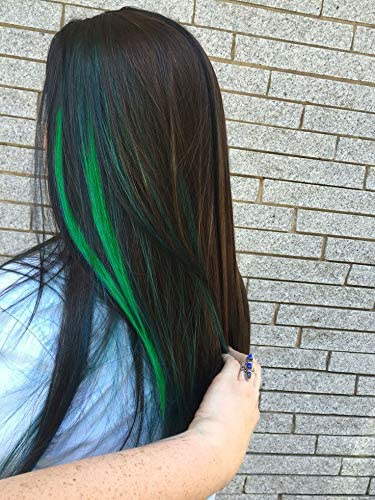 Pelo Hair Color Extension Set for Girls & Women - 2 Pack Clip-in Synthetic Hair Extensions for Styling & Party Looks | Perfect for Halloween, Cosplay & Daily Fashion