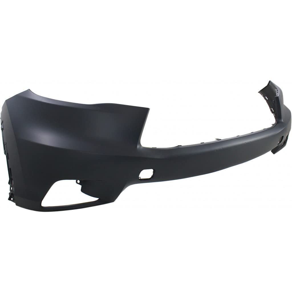 Toyota Highlander Bumper Cover 2014-2016 Front Upper Primed - Perfect Fit & Easy Installation for TO1014102 521190E925