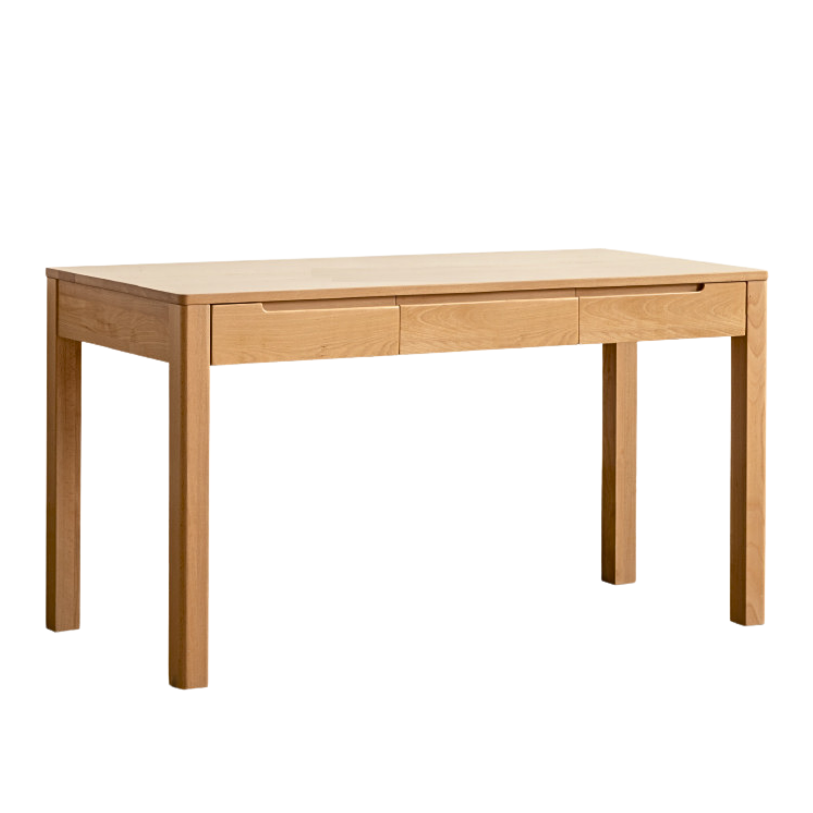 Premium Solid Wood Office Desk - Oak & Beech - Modern Home Office Furniture for Remote Work & Study