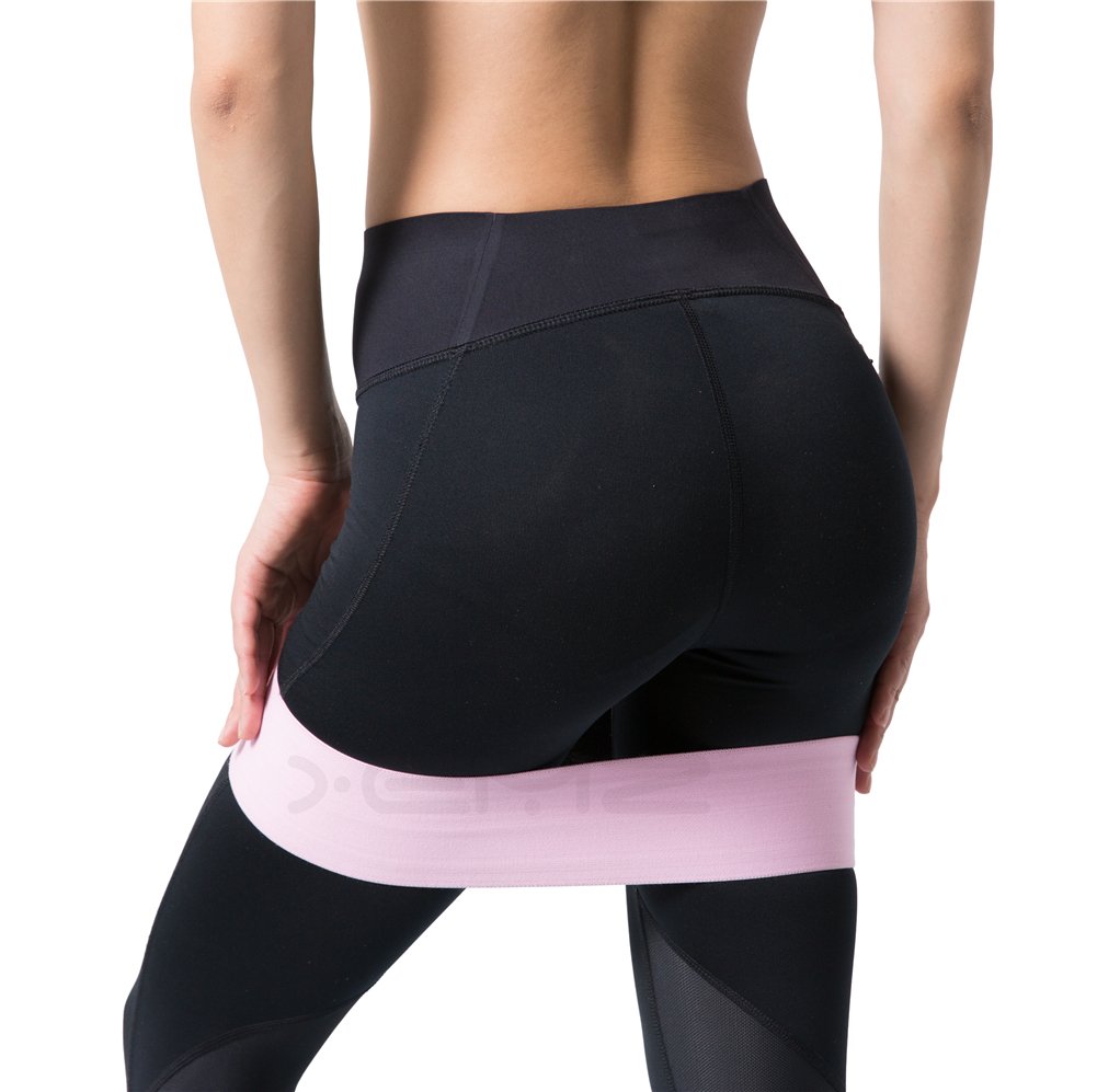 Non-Slip Resistance Sling Hip Band - Glutes & Butt Workout Circle, Leg & Thigh Training Exercise Loops for Squats, Warmups & Stretching - Powerlifting Mobility Activation - Perfect for Home Gym, Yoga, Pilates & Fitness Training