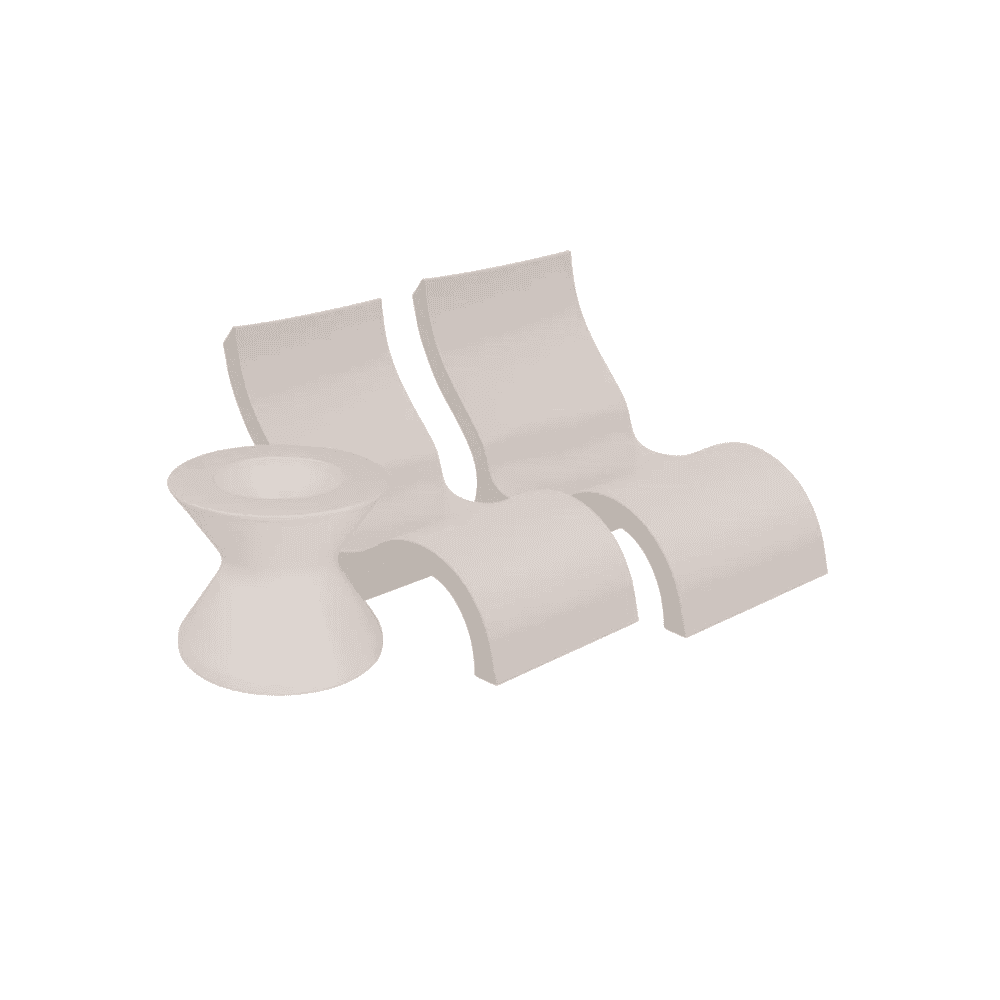Boxhill Bundles: Low Back Pool Chair with Ice Bin for Ultimate Relaxation – Perfect for Backyard, Beach, and Poolside Lounging