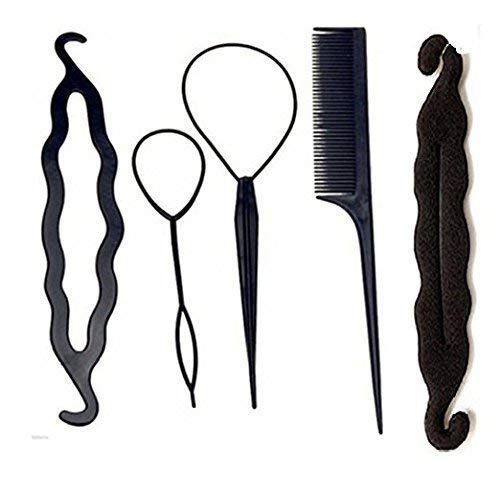 Boxo 5-Piece Hair Styling Kit - Bun Maker & Braid Tools for Women & Girls | Perfect for Updos, Ponytails & Everyday Hairstyles