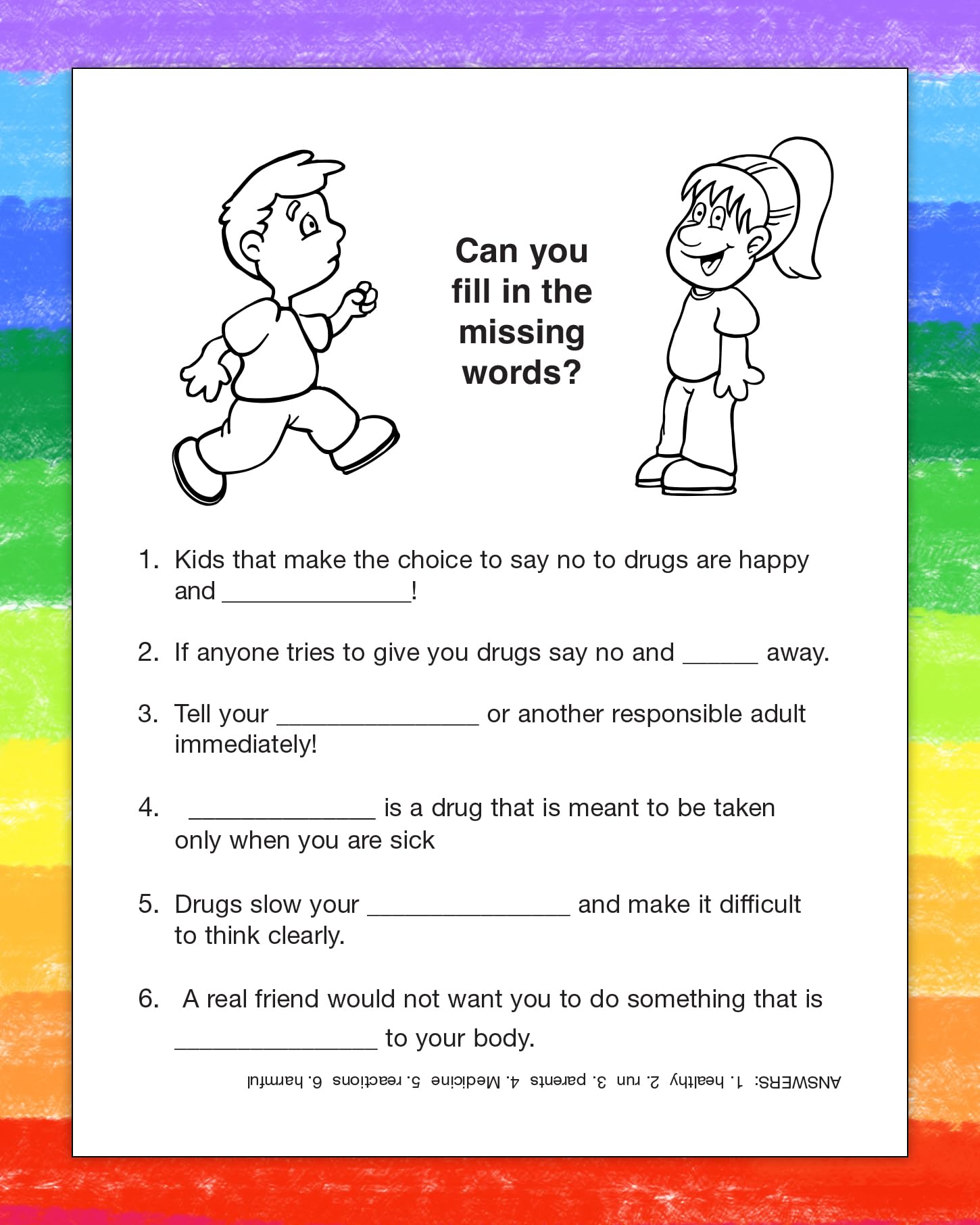 ZOCO - Say No to Drugs Educational Coloring Books (250 Pack with Crayons) - Custom Police Promotional Items for Kids - Fun & Drug-Free Activities for Schools, Community Events & Youth Programs