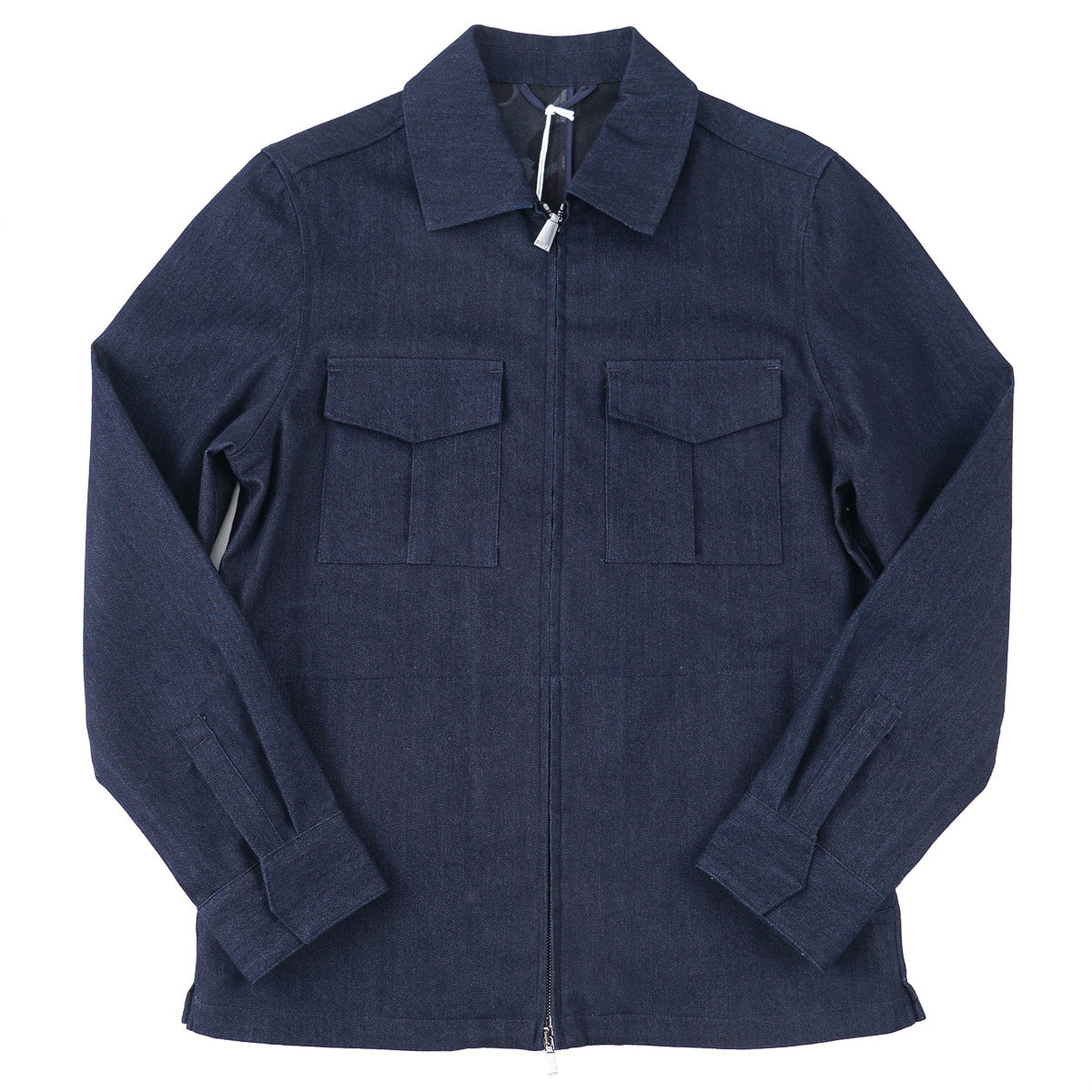 Stylish Women's Zip Front Stretch Denim Jacket - Comfortable Slim Fit Denim Coat for Casual Wear, Outdoor Activities & Everyday Fashion