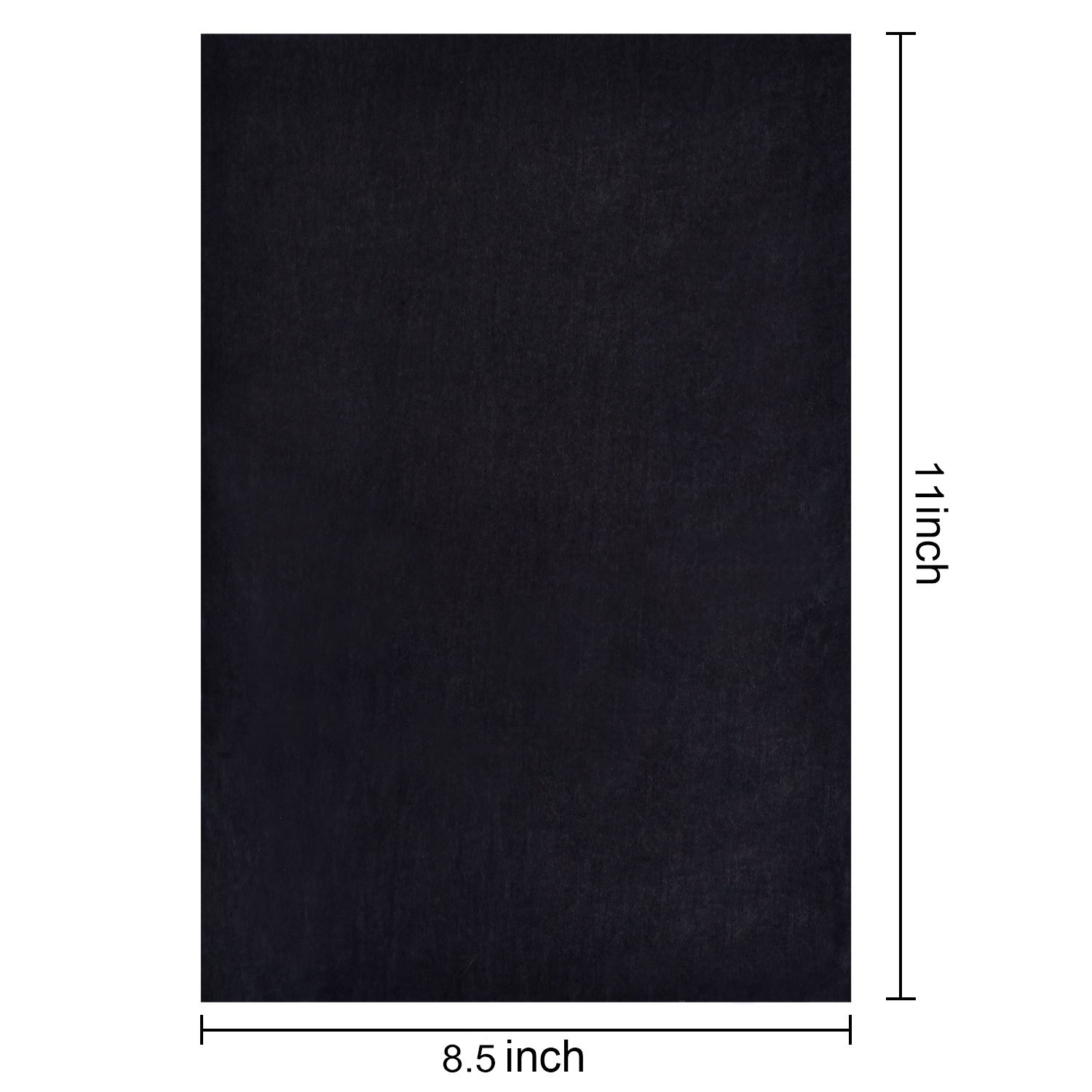 Hotop 100 Sheets Black Carbon Transfer Paper - 8.5 x 11 Inch Tracing Paper for Wood, Paper, Canvas, Fabric - Perfect for DIY Crafts, Tattoo Stencils, and Art Projects