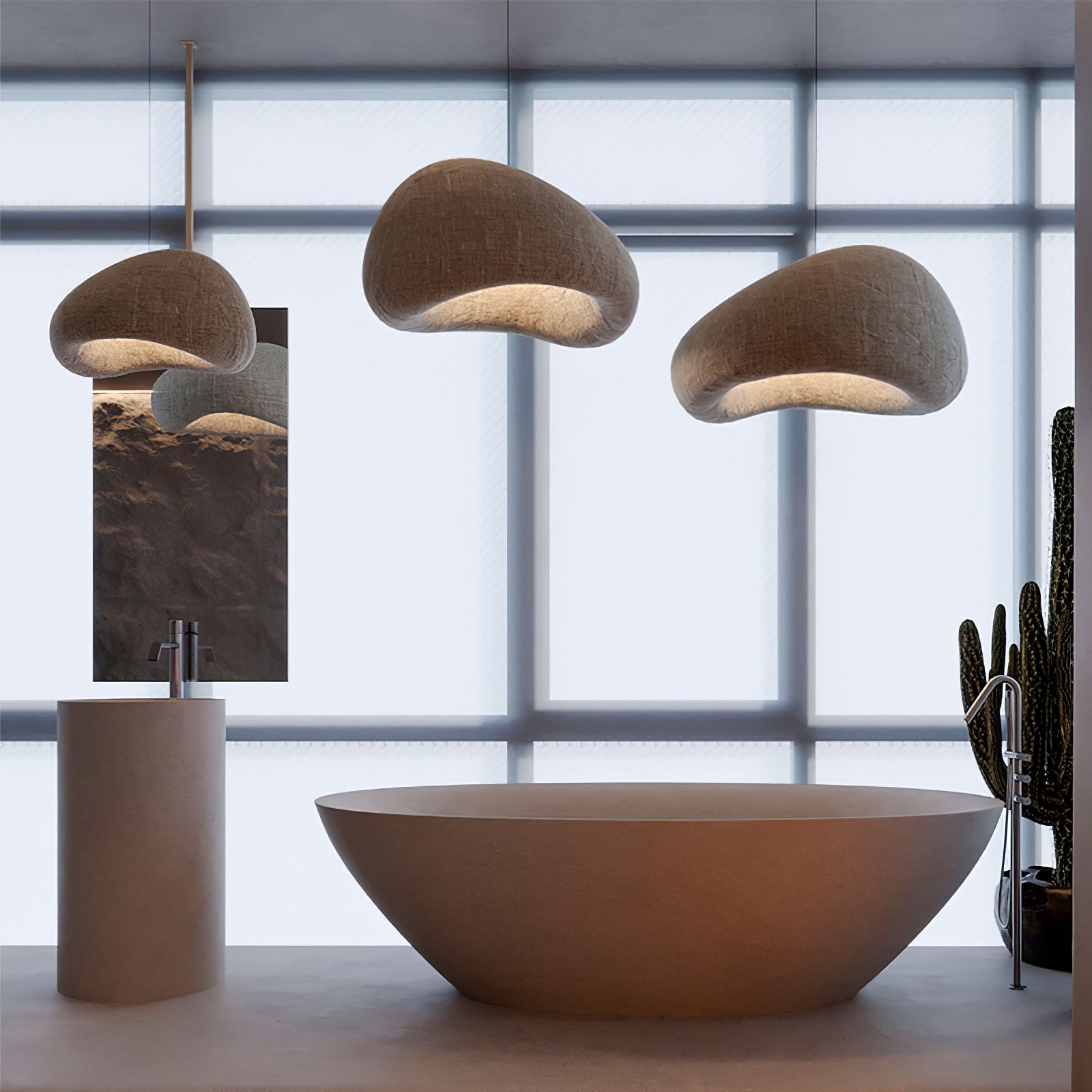Khmara Rough Combination Chandelier - Modern Industrial Ceiling Light Fixture for Dining Room, Living Room & Bedroom Decor