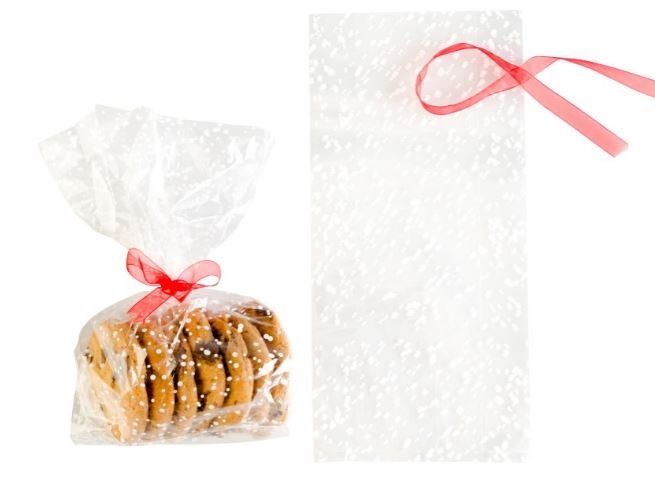 20 Pack Cellophane Gift Bags with Ties for Candy, Cookies & Party Favors - Clear Treat Bags for Birthday, Wedding, Baby Shower & Holiday Gifts
