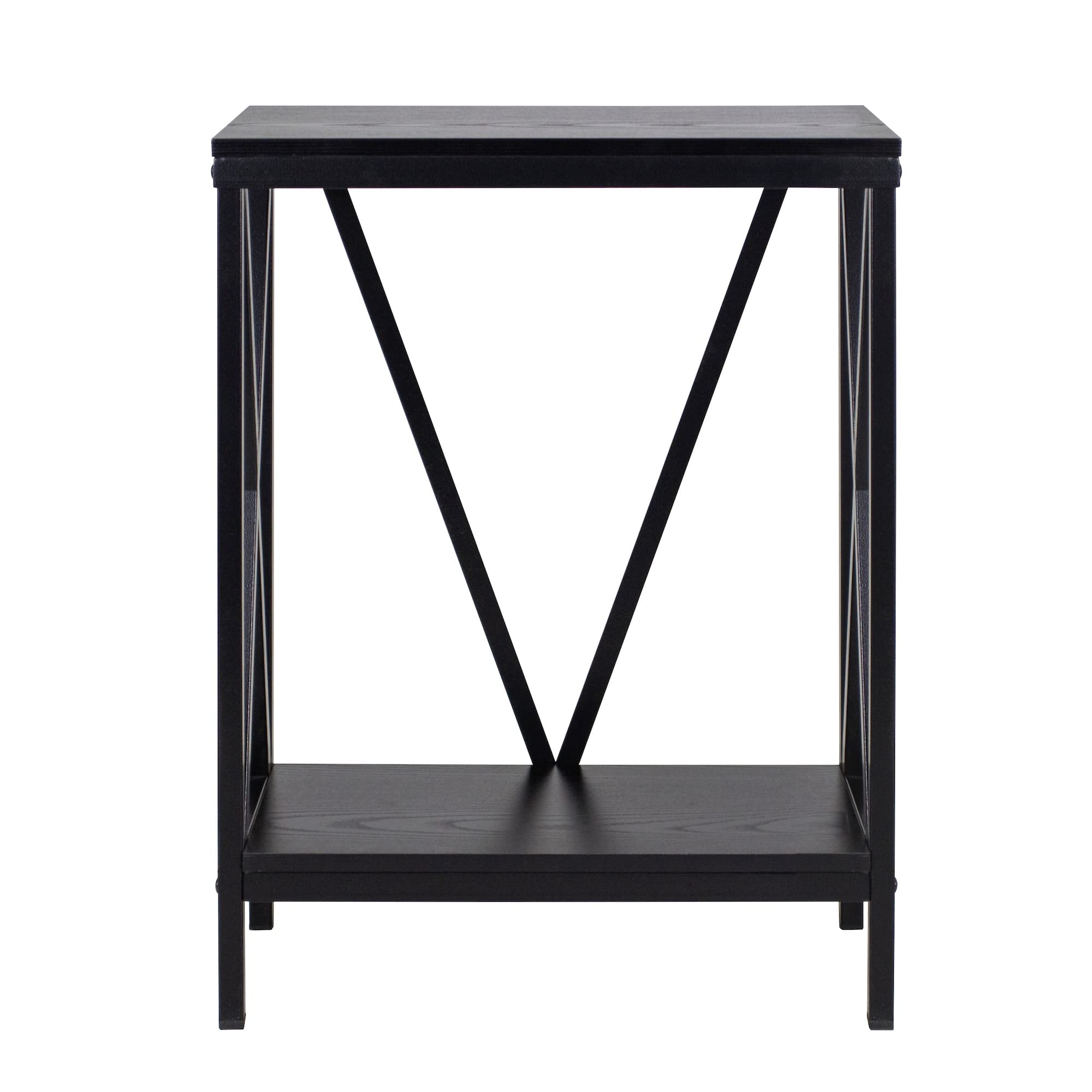 10 Gallon Steel Aquarium Stand with Lower Shelf - Black | Heavy Duty Fish Tank Cabinet for Home & Office | Perfect for Small Aquariums, Reptile Terrariums & Pet Storage
