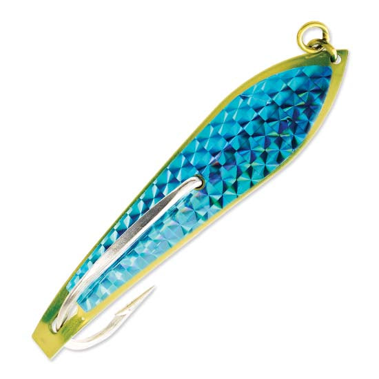ELECTRIC GREEN SPOON/SKY BLUE FLASH