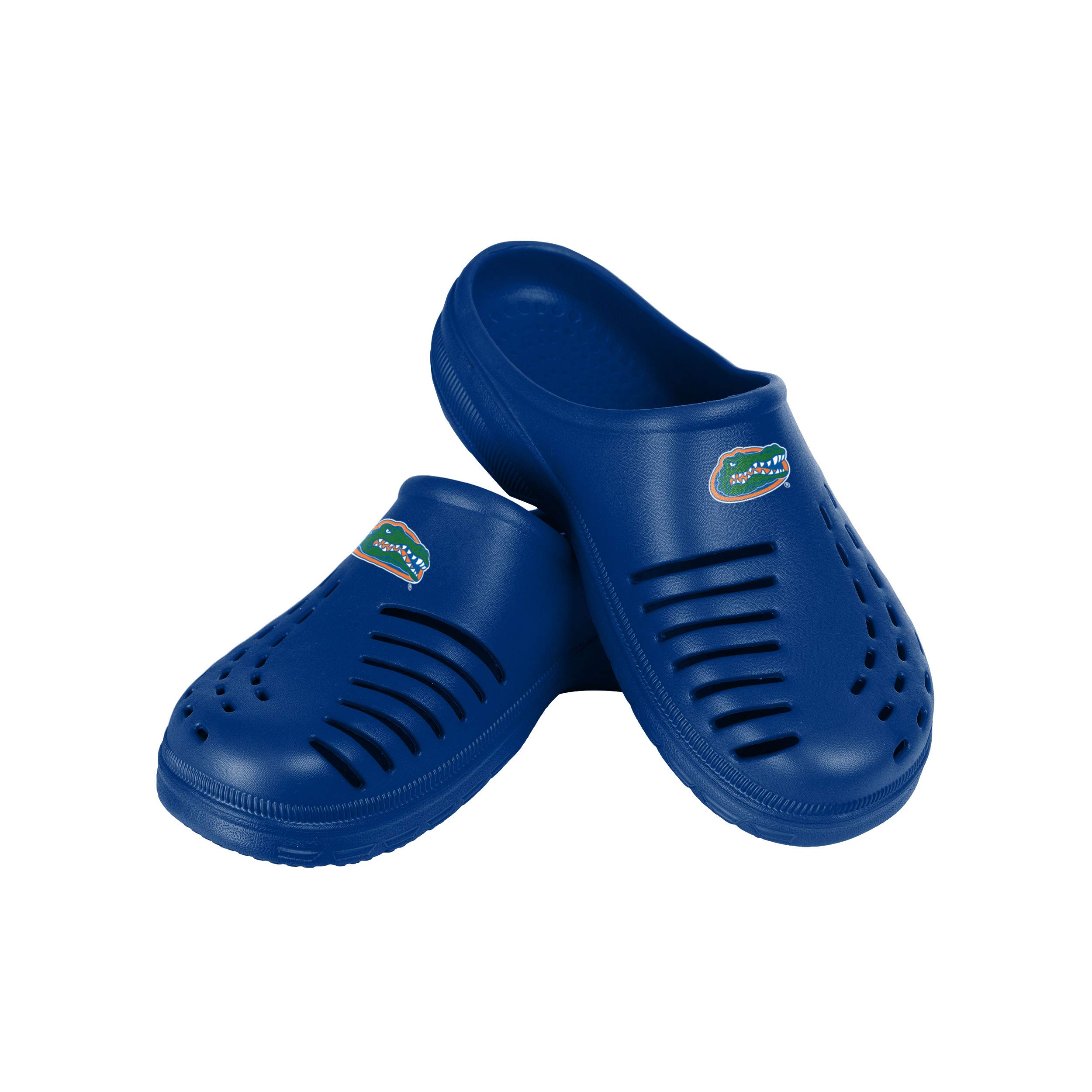 FOCO NCAA Unisex Team Logo Solid Clogs - Comfortable Waterproof Slip-On Shoes for Men & Women - Perfect for Pool, Beach, and Indoor Use