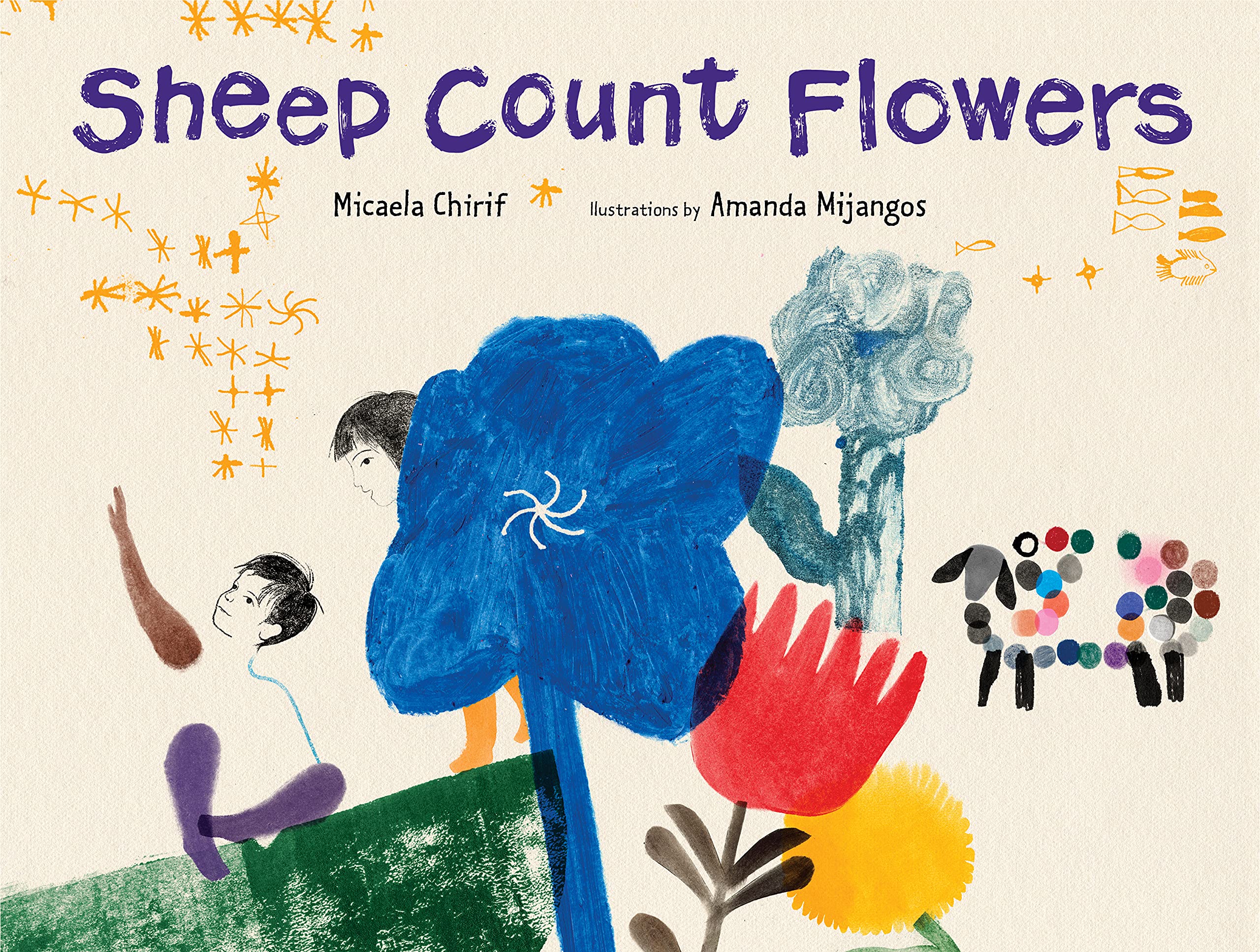 Counting Sheep with Flowers - Relaxing Sleep Aid for Kids & Adults - Perfect for Bedtime, Stress Relief & Nursery Decor