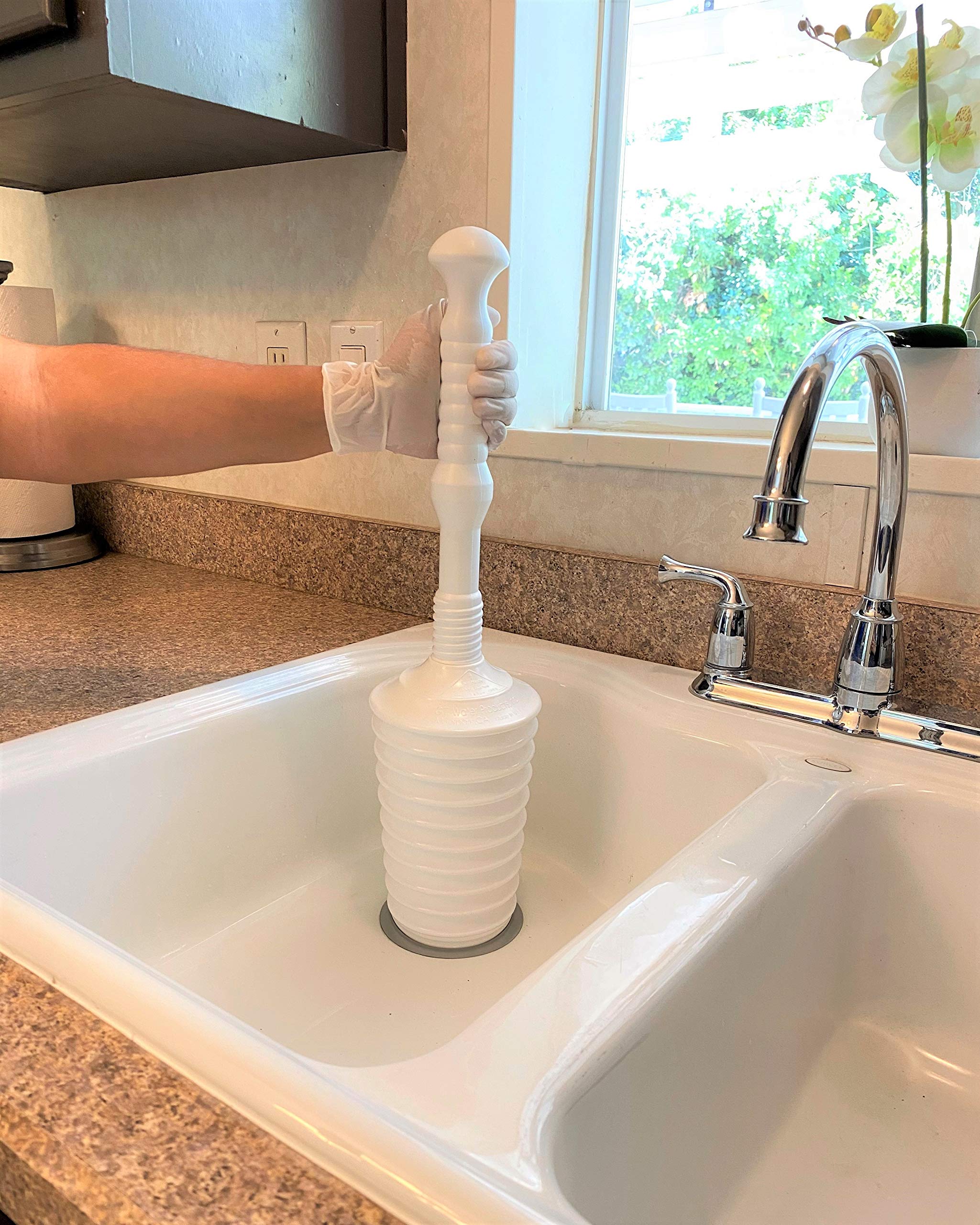 Master Plunger MP500-4 Heavy Duty All Purpose Plunger with Air Release Valve - Unclogs Laundry Tubs, Bath Tubs, Kitchen Sinks, Garbage Disposals & Toilets for Commercial & Residential Use - Perfect for Home Plumbing Emergencies and Professional Maintenance