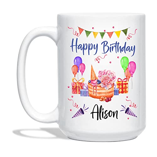 Happy Birthday Cake Mug