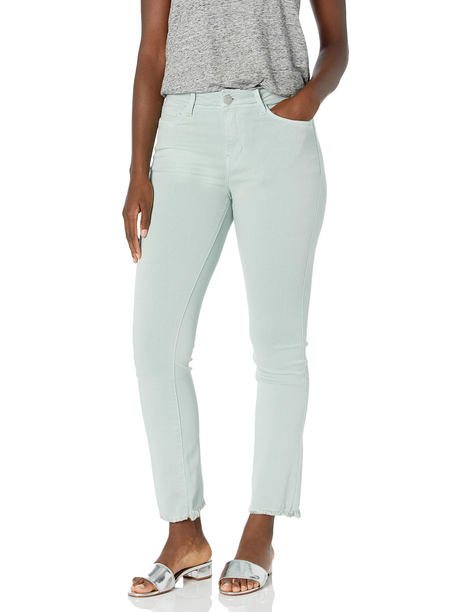 Lola Jeans for Women - High Rise Straight Crop Jeans | Slim Fit Stretch Denim Pants | Perfect for Casual Wear, Office & Night Out