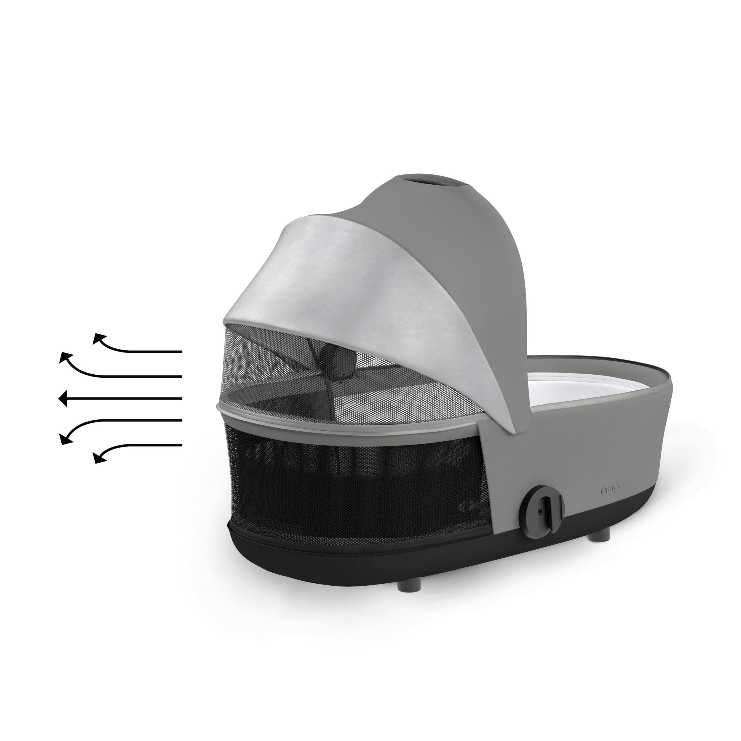 Cybex Mios 3 Lux Carry Cot - Premium Baby Stroller Bassinet for Newborns | Perfect for Travel, Shopping & Outdoor Walks