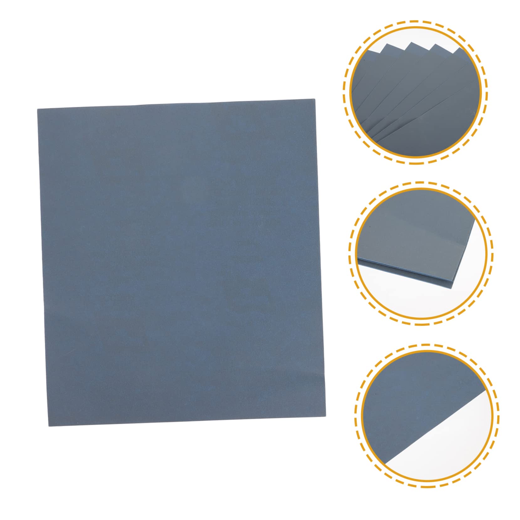 VANZACK 10-Pack Durable Bird Cage Sand Paper Sheets - Wear-Resistant & Easy to Clean Gravel Liner for Healthy Bird Environment | Perfect for Parakeets, Cockatiels & Small Birds Cage Maintenance
