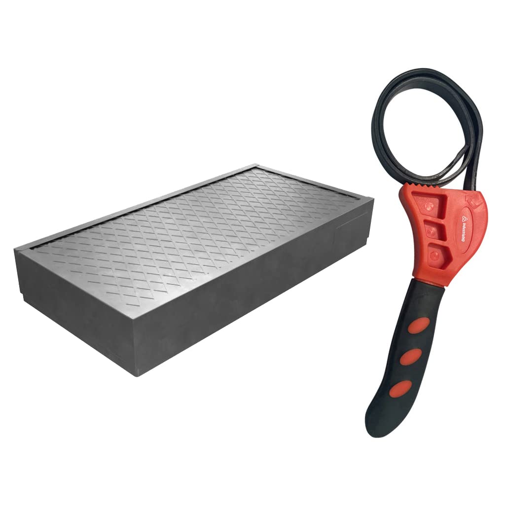 Caterpillar 119-3355 Cab Air Filter with IHD Strap Wrench Bundle (1 Pack) - Heavy Duty Replacement for Construction & Mining Equipment