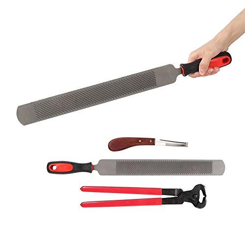Professional Horse Hoof Nipper - Heavy Duty Metal Shears for Farriers, Equine Hoof Trimming Tool with Comfort Grip Handle - Perfect for Horse Grooming, Stable Maintenance & Veterinary Care
