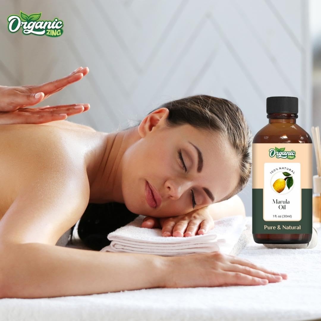 Pure Organic Marula Oil for Skin, Face & Hair Care - 100% Natural Cold-Pressed, Aromatherapy & Diffuser Use - 30ml - Perfect for Hydration, Anti-Aging & Nourishment